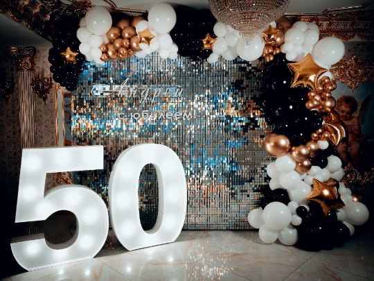 🎈Оформление актового зала на юбилей🏤 СОШ №17 Героя Советского Союза Н.Ф. Гастелло🌼