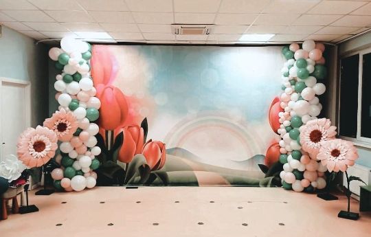 🎈Оформление сцены на открытие ЖК Смородина🍇✨