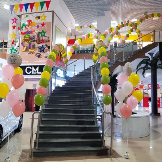 🎈Оформление сцены на открытие ЖК Смородина🍇✨